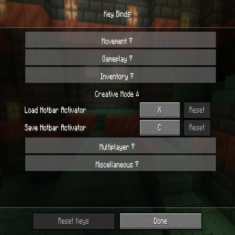 Drop-Down Keybindings logo