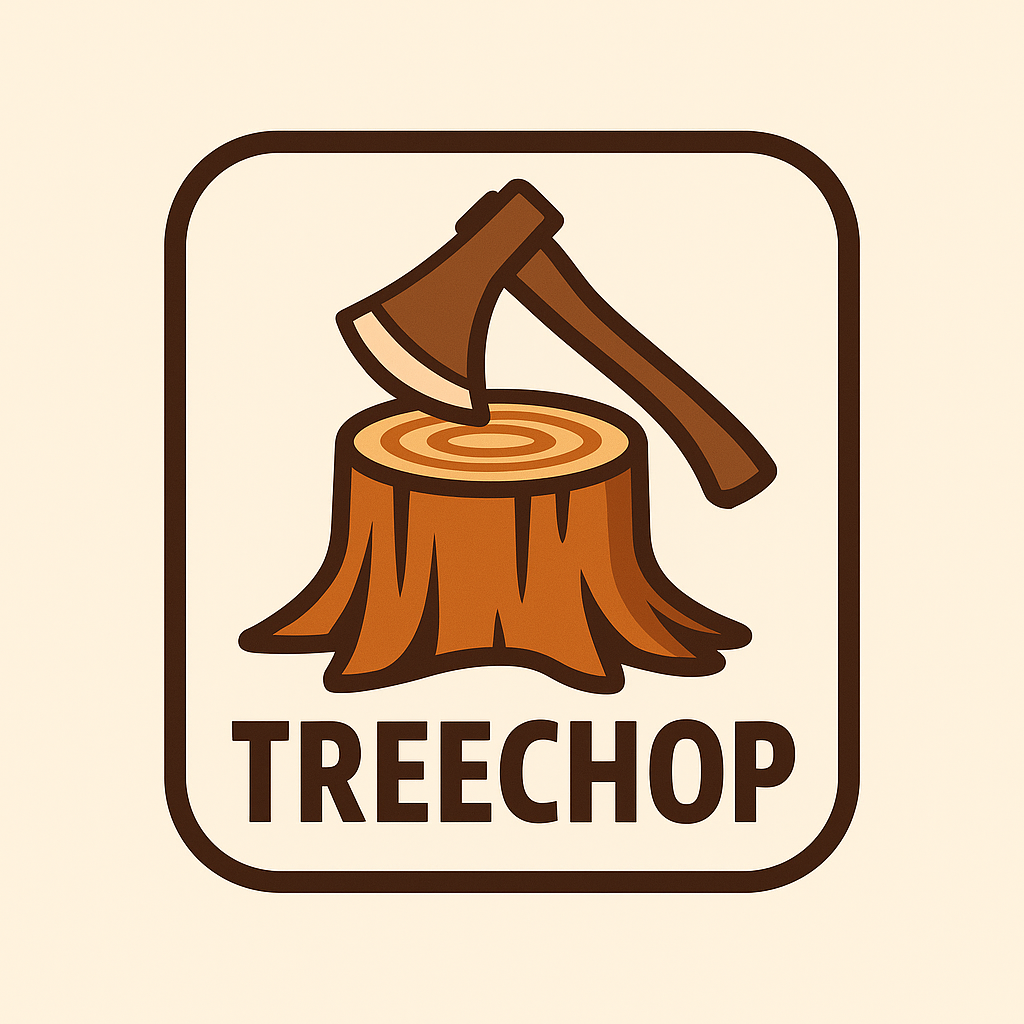 Simple Tree Chopping logo