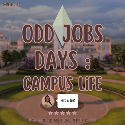[MOD FR+ENG] ODD JOBS DAYS : CAMPUS LIFE logo