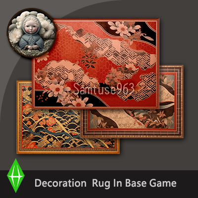 HQ Japanese Style Rectangular Dance Rug #1 Samtuse963 logo