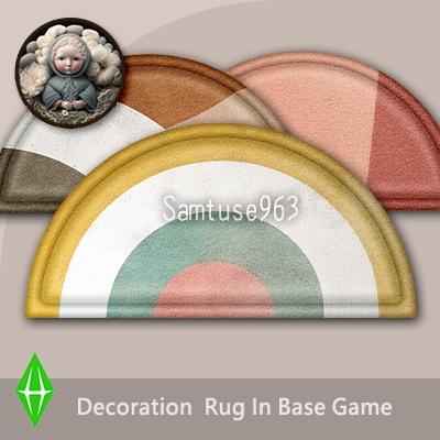 HQ Minimalist Half Circle Dance Rug #1 Samtuse963 logo