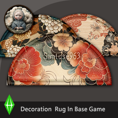 HQ Japanese Style Half Circle Dance Rug #1 Samtuse963 logo