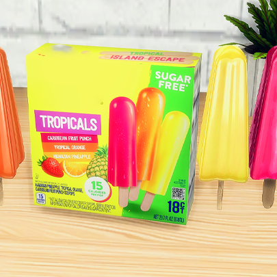 Tropical Ice Pops Custom Food