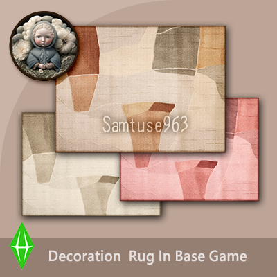 Abstract Rectangular Dance Rug #3 Samtuse963 logo