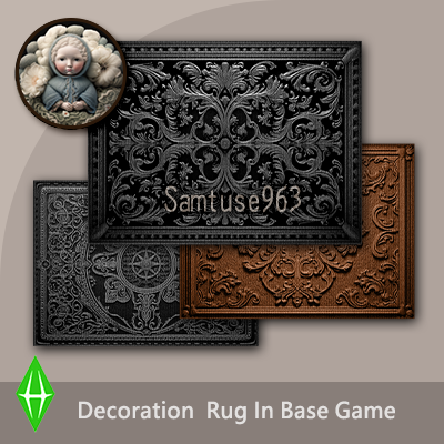 Gothic Rectangular Dance Rug #1 Samtuse963 logo