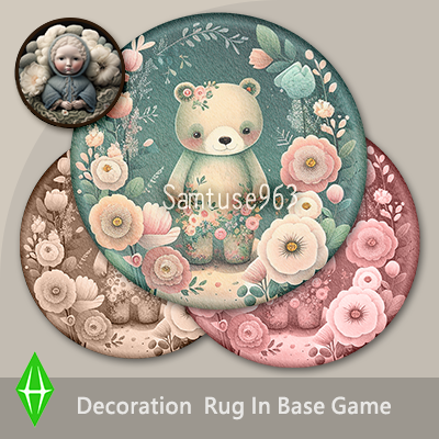 HQ Kids Round Dance Rug #1 Samtuse963 logo