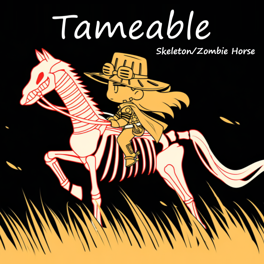 Tameable Zombie Horse And Skeleton Horse logo