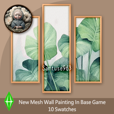 HQ Minimalist Plant Triptych #2 Sellable Extra B Samtuse963 logo