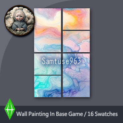 Watercolor Collage Painting #2 Sellable Samtuse963 logo