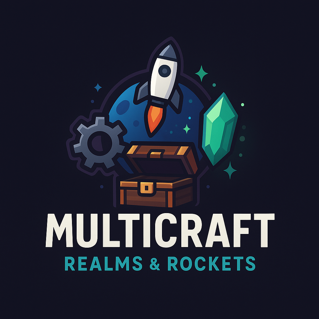 MultiCraft: Realms & Rockets logo
