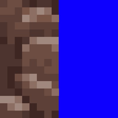 Blue Visible Ancient Debris
