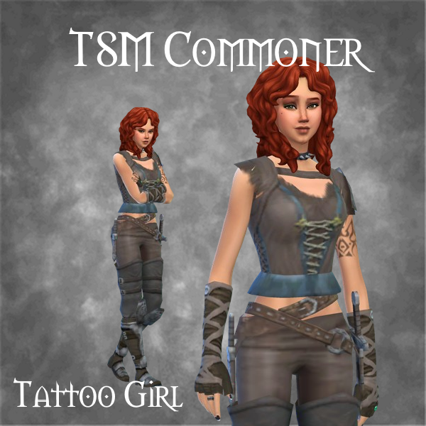 TSM Commoner Tattoo Girl logo