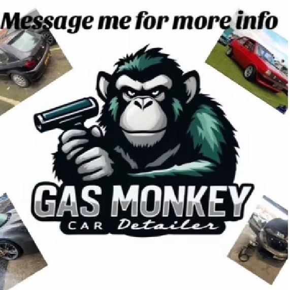 GAS MONKEY car detailers logo