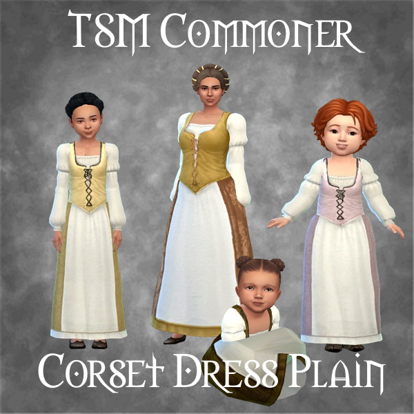 TSM Commoner Corset Dress Plain logo