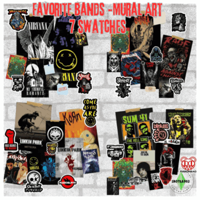 Favorite Bands - Mural Art logo