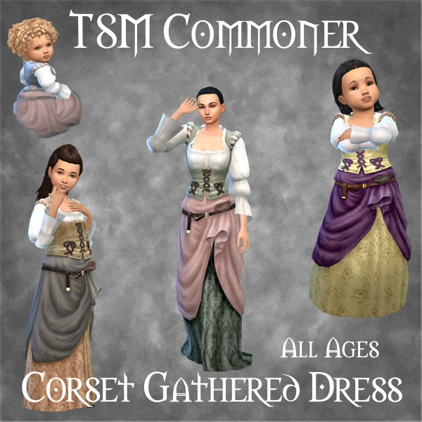 TSM Commoner Corset Gathered Dress - for all ages logo
