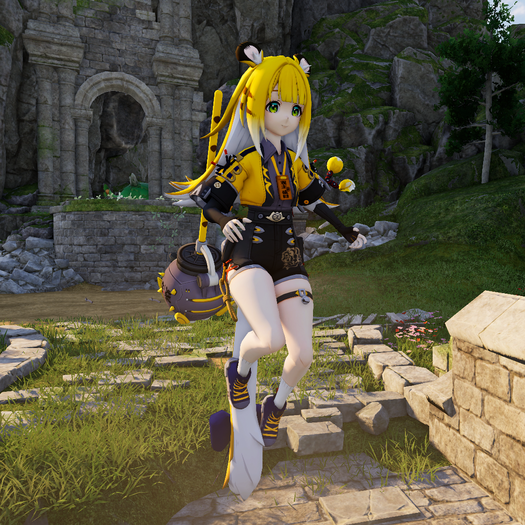 Play as Ju Fufu from 《Zenless Zone Zero》