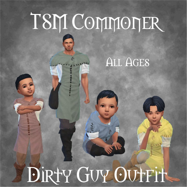 TSM Commoner Dirty Guy with Clean version logo