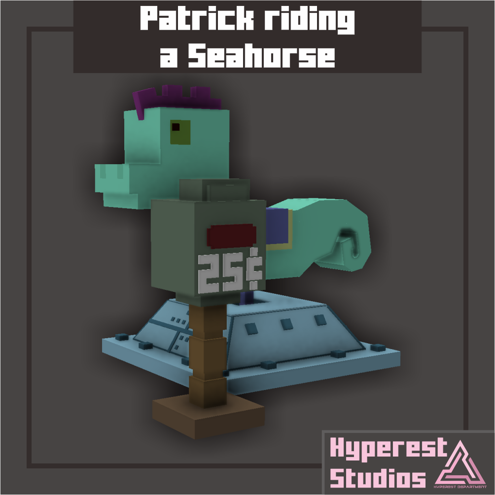 Patrick Riding a Seahorse | v1.0.3 Mystery Update