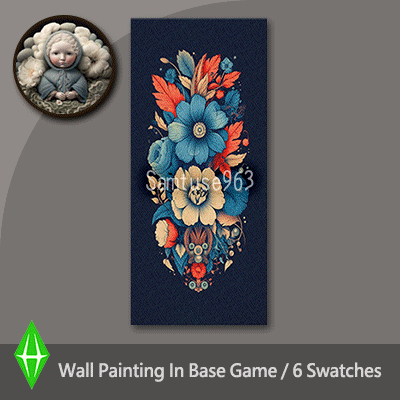 Bohemia Flower Long Canvas Print #2 Sellable Samtuse963 logo