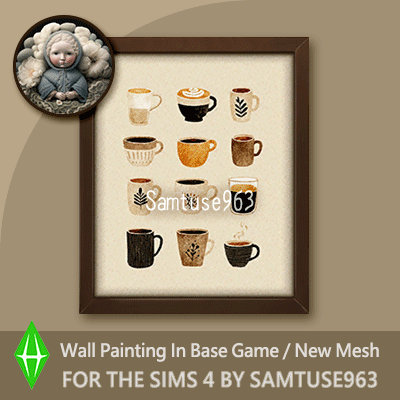 Cafe Sale Poster Frame #1 Samtuse963 logo