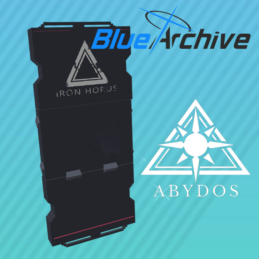 Blue Archive Takanashi Hoshino Iron Horus Shield logo
