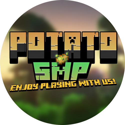 Potato SMP (Survival Multi Player) logo