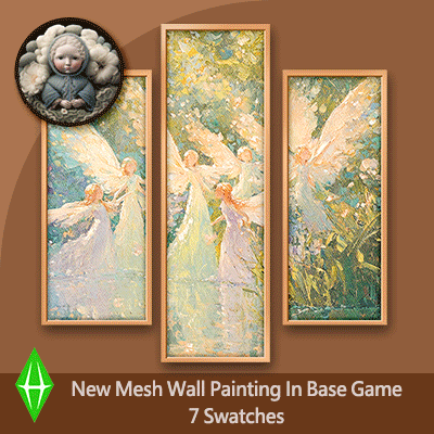 Abstract Fairy Triptych #1 Sellable Extra B Samtuse963 logo