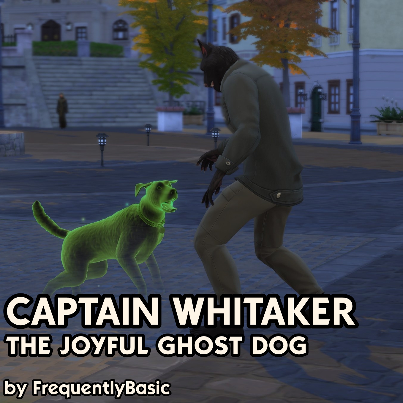 Captain Whitaker - The Joyful Ghost Dog logo