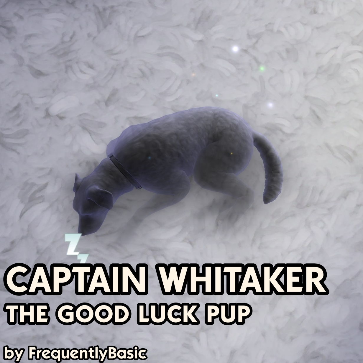 Captain Whitaker - The Good Luck Pup logo