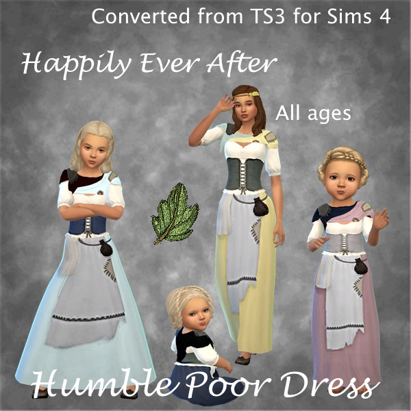 Happily Ever After-  Humble Poor Dress logo