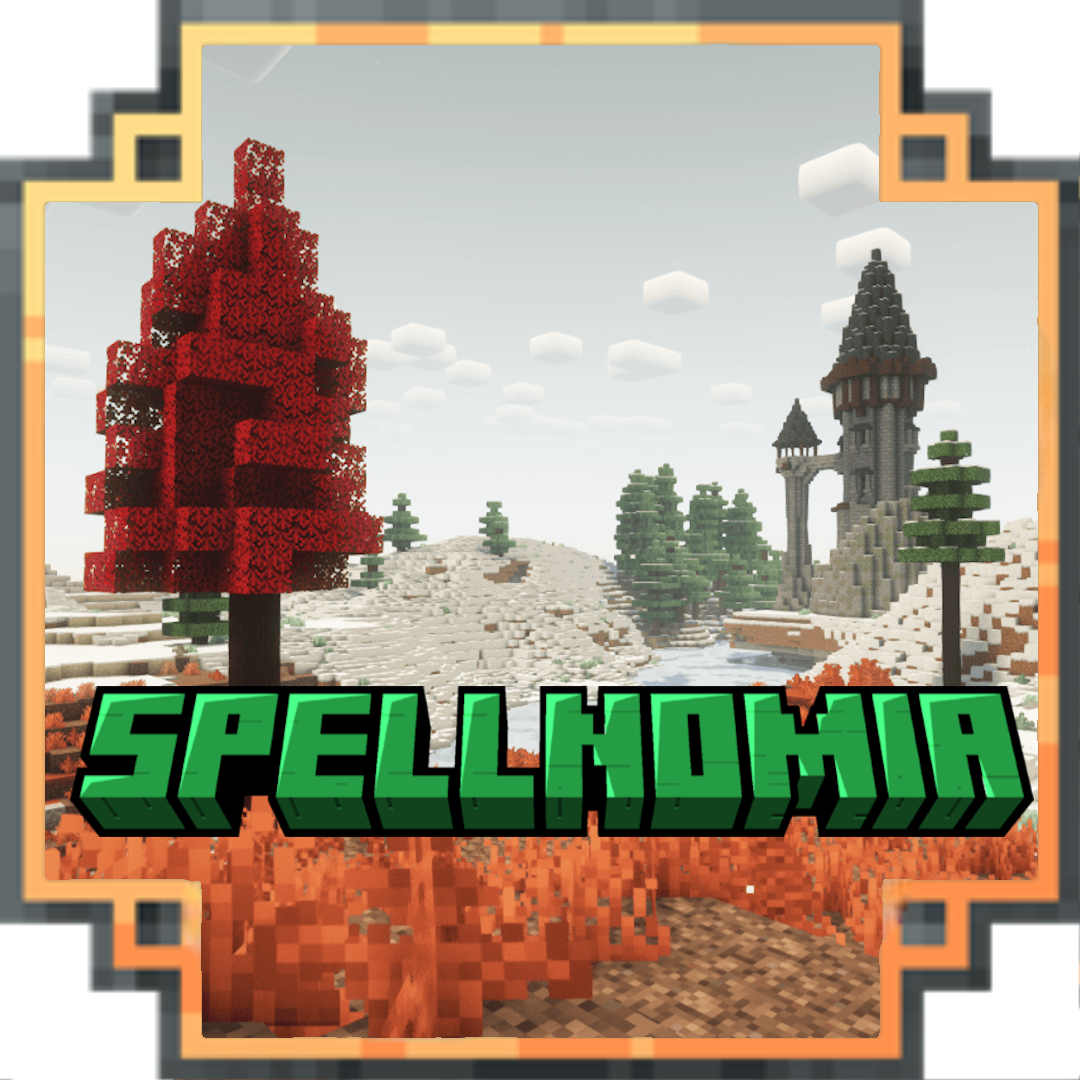 Spellnomia ' Iron's Spells 'n Spellbooks modpack magic  mag castel RPG and dungeon, dragon Ice better medieval  wizard adventure