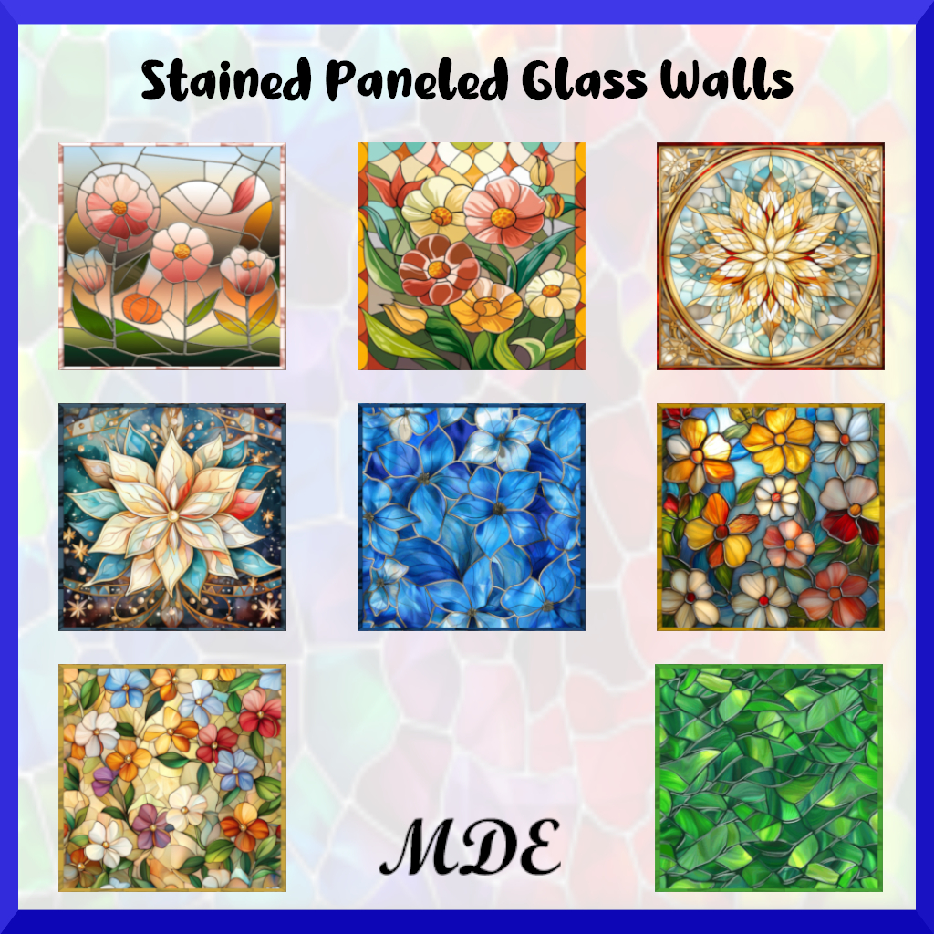 Stained Paneled Glass Walls logo