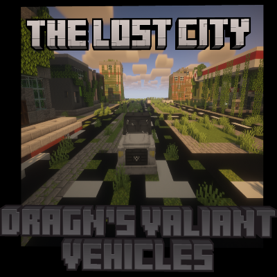 The Lost City and DragN's Valiant Vehicles logo