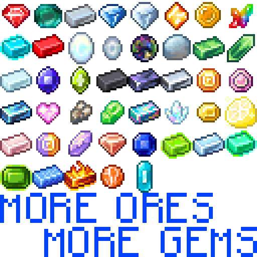 More Ores More Gems (Java Edition)