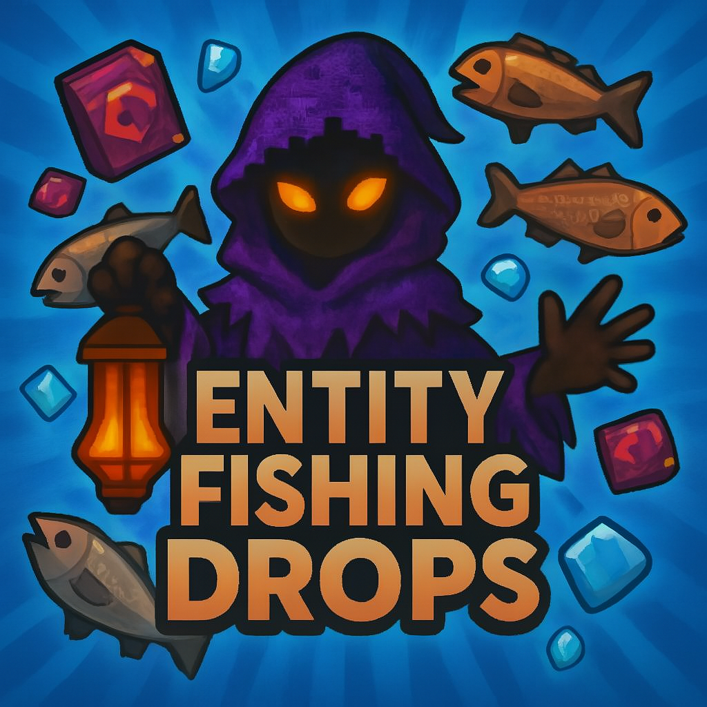Entity Fishing Drops logo