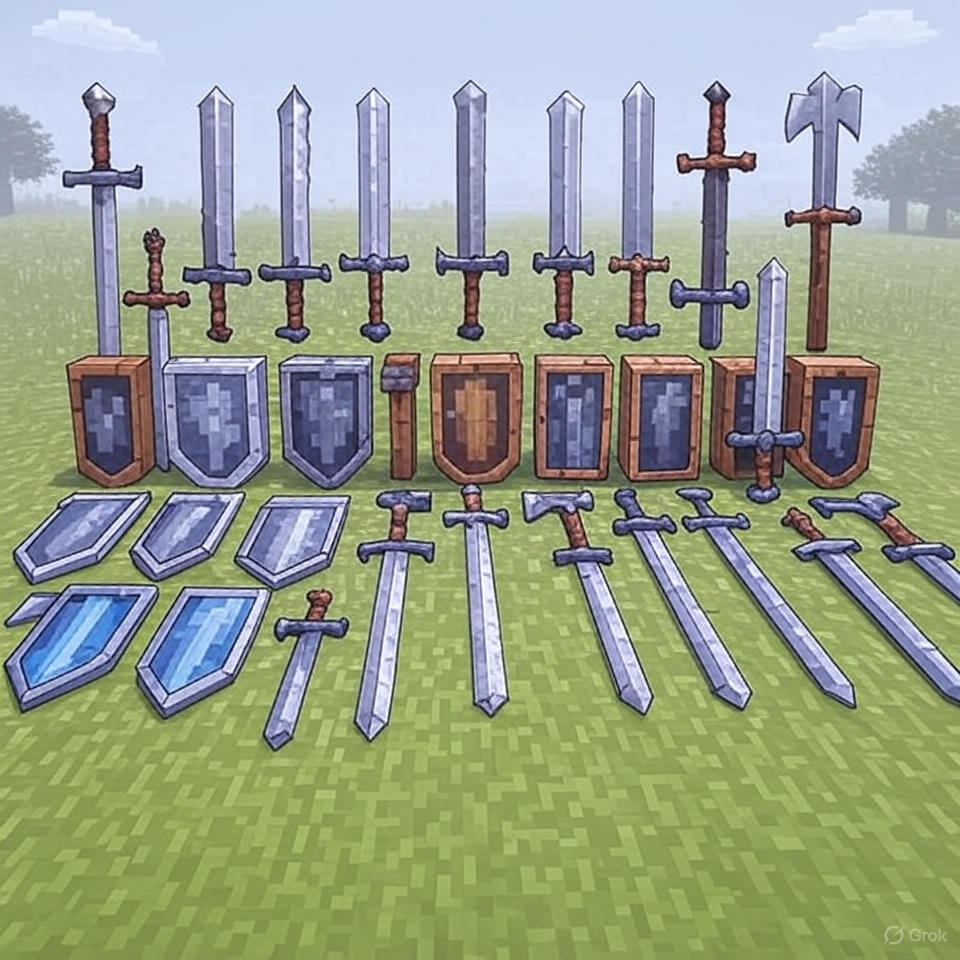 Simple More Weapons+ - Mods - Minecraft