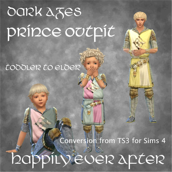 Happily Ever After - Dark Ages Prince Outfit All Ages logo