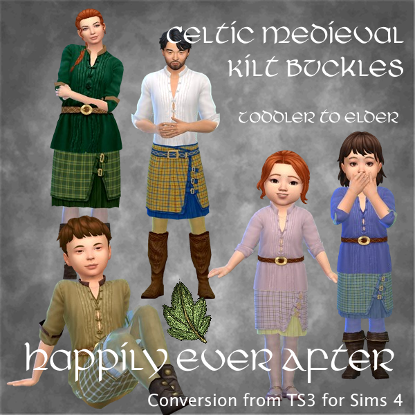 Happily Ever After - Celtic Medieval Kilt Buckles logo