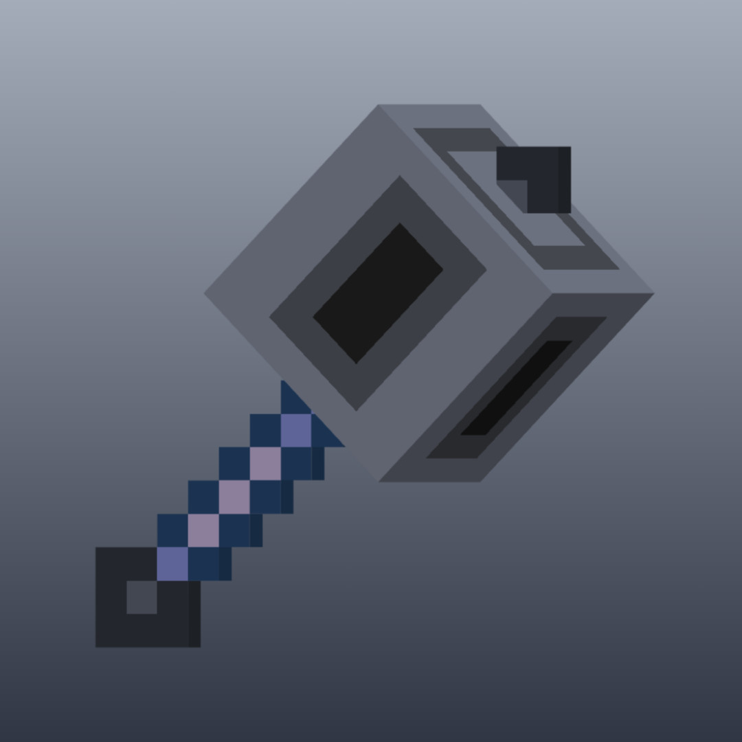 Bare Bones - 3D Mace logo