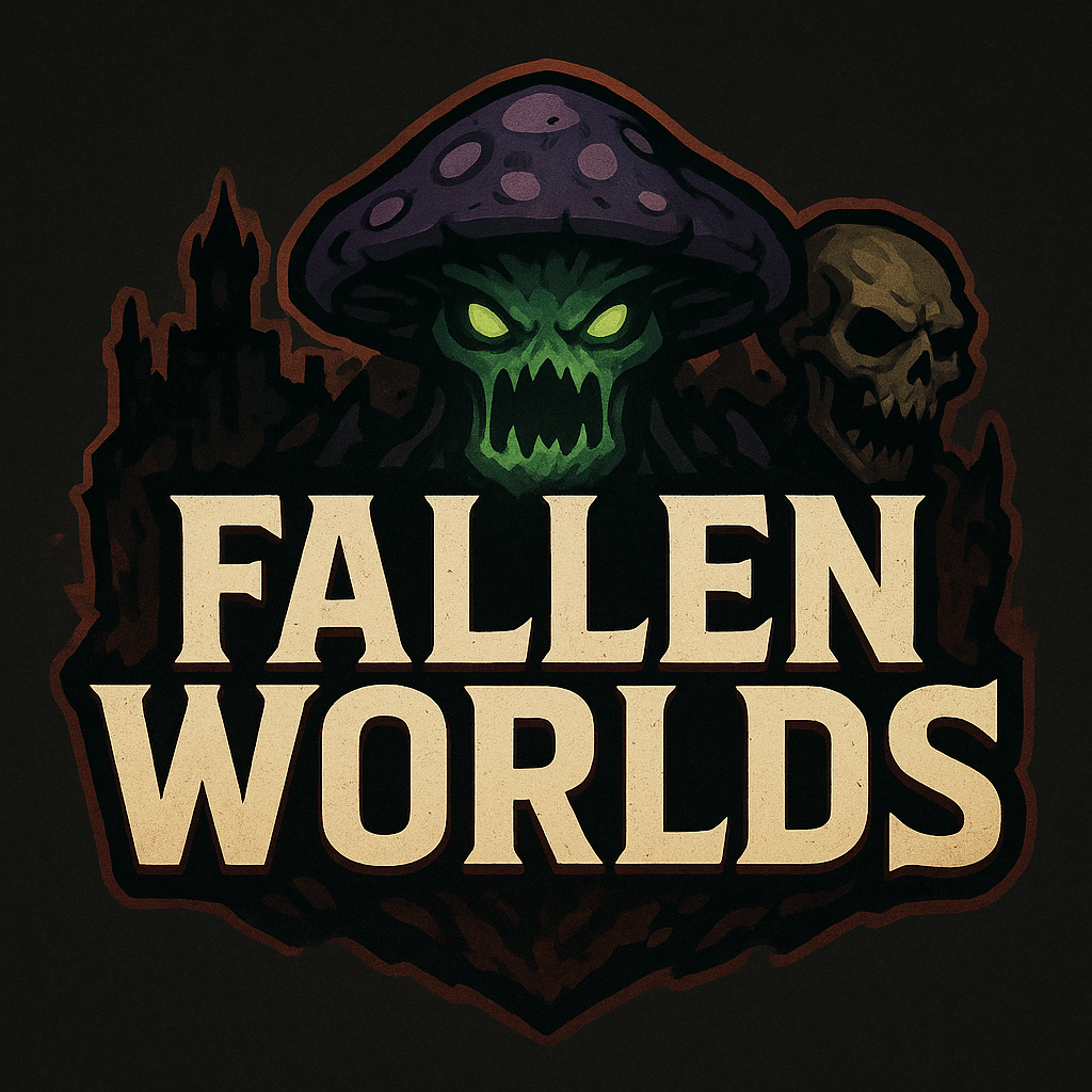 The Fallen Worlds logo