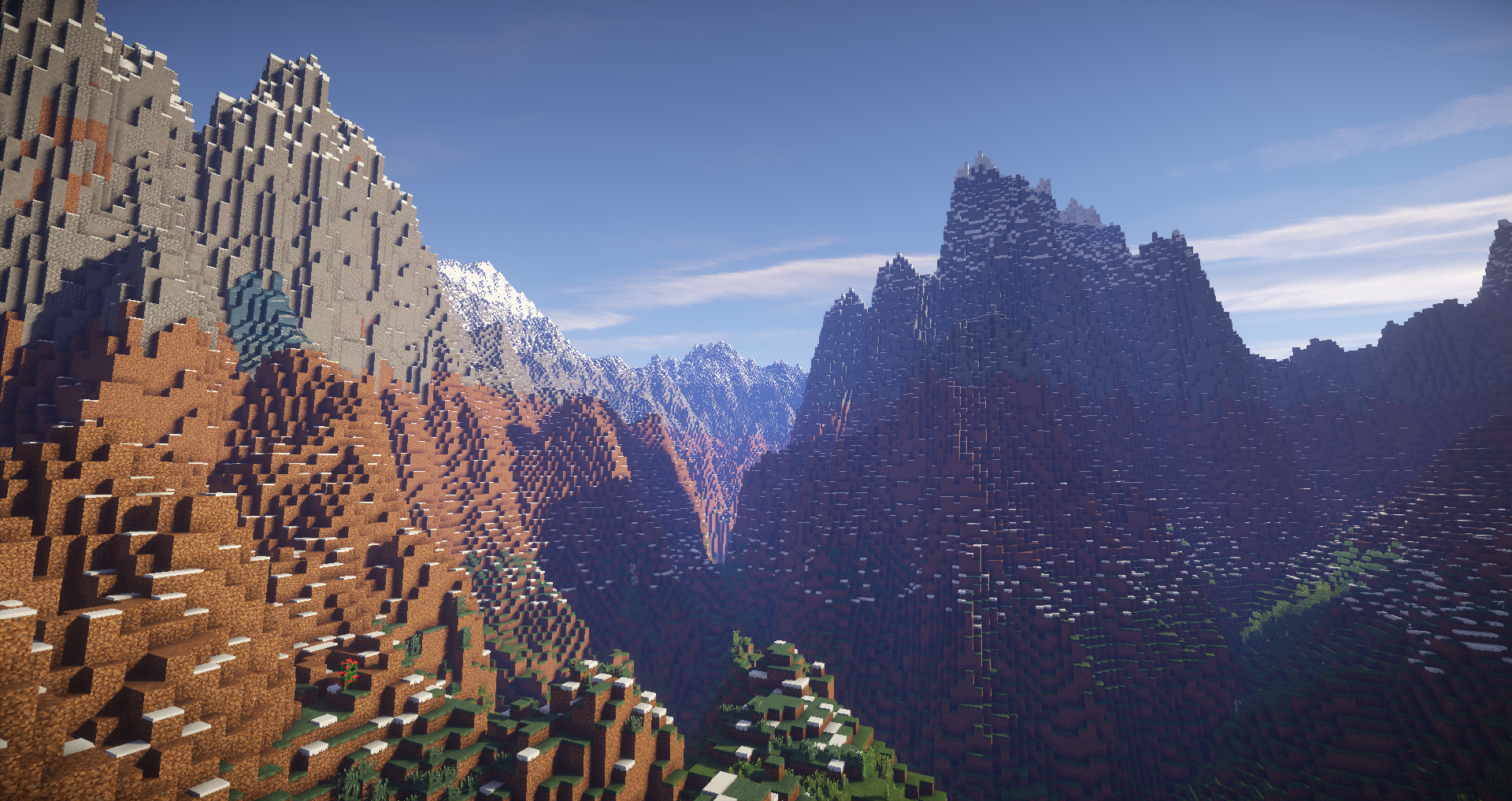 Overview - Biome Land: Extreme Mountains v1.10 - Worlds 