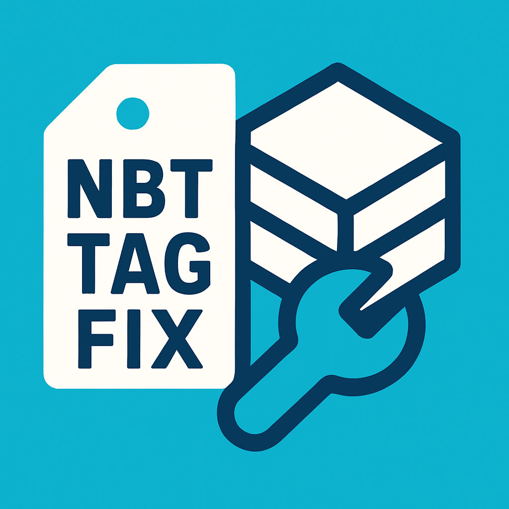 Empty NBT Tag Fix (Item Stack Fix) logo