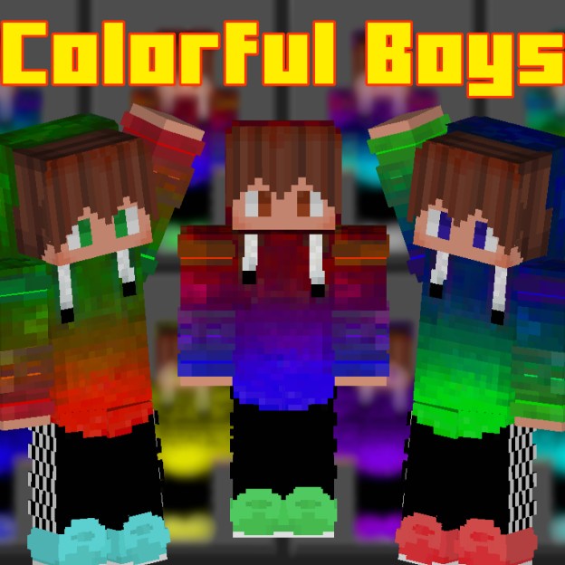 Colorful Boys Skin Pack logo