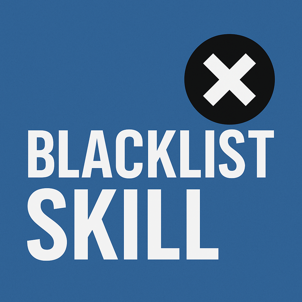 Black List Skill Addon(Tensura Reincarnated)