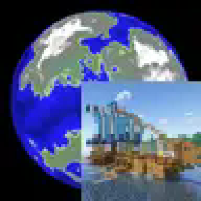 Big Globe - Antique Trading Ship logo