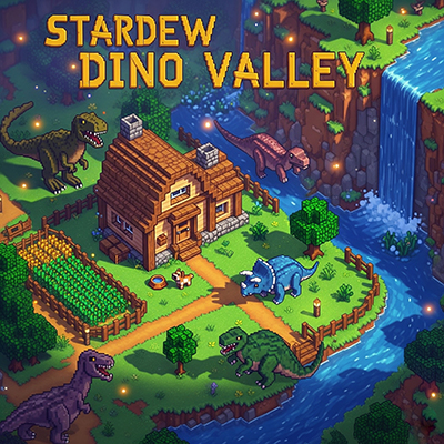 Stardew Dino Valley logo
