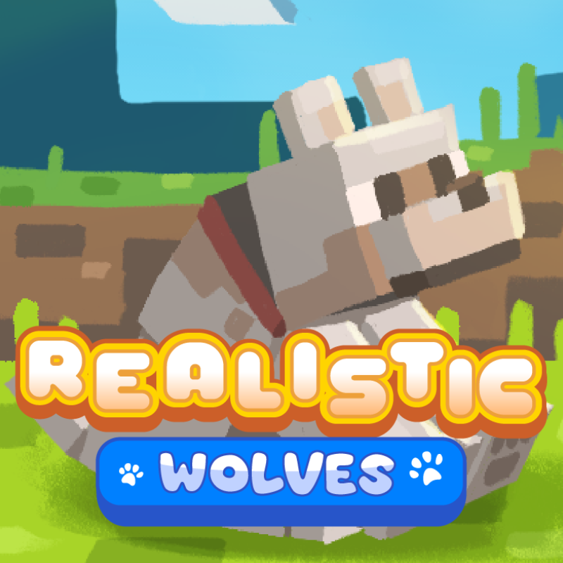Realistic Wolves logo