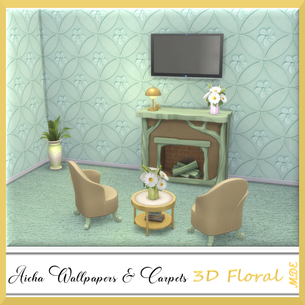 Aicha Set - 3D Floral Wallpapers & Carpets logo