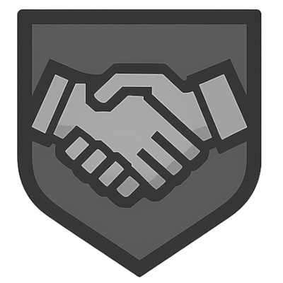 Bedrock Handshake logo